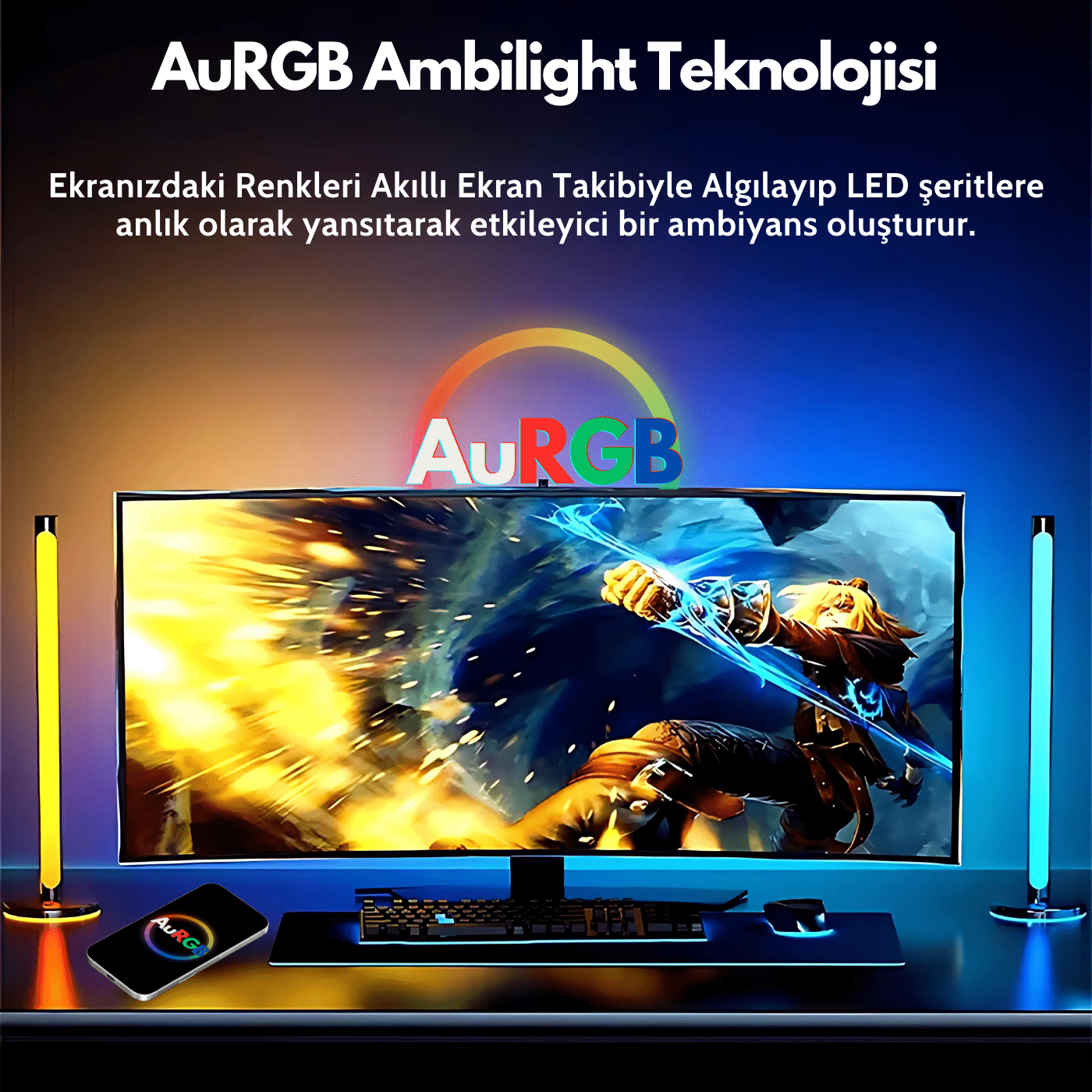 AurRGB™ Akıllı Ambiyans Aydınlatma - AuRGB